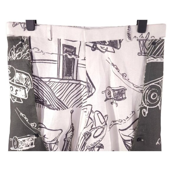 Thebe Magugu Chaps Trousers Size XL Mens Gray White - Picture 5 of 16